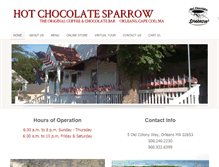 Tablet Screenshot of hotchocolatesparrow.com